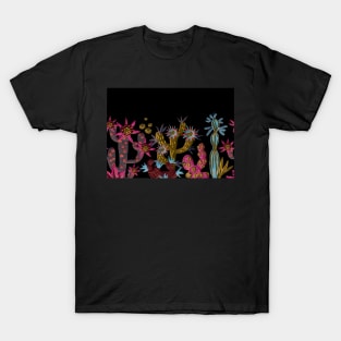 Midnight Garden Succulents T-Shirt